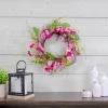 Northlight Geranium And Berry Artificial Spring Floral Wreath, Pink - 18-Inch 2 Northlight Geranium And Berry Artificial Spring Floral Wreath, Pink - 18-Inch -Fashion Home Decor Store GUEST d19e8da9 4137 4b46 a5c2 f9d4368a3a97