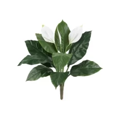 Nearly Natural 24-in Spathiphyllum Artificial Plant (Set Of 3)