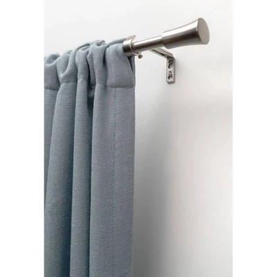 Decorative Drapery Single Rod Set With Cylinder Finials - Lumi Home Furnishings 5 Decorative Drapery Single Rod Set With Cylinder Finials - Lumi Home Furnishings - Image 3
