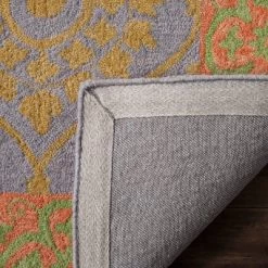 2'x3' Leaf Hooked Accent Rug Orange/Silver - Safavieh 7 2'x3' Leaf Hooked Accent Rug Orange/Silver - Safavieh -Fashion Home Decor Store GUEST d48a0d9e f9bc 4fde 8e0c fbe74e88c9ab