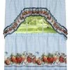 GoodGram Fiji Apples Kitchen Curtain Tier & Swag Set By GoodGram
