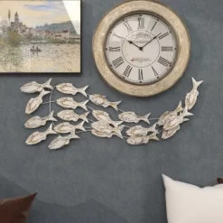 45" X 17" Coastal Wood Fish Wall Decor White - Olivia & May -Fashion Home Decor Store GUEST d54a5739 032e 4f3b a4bd cdd2152c9997
