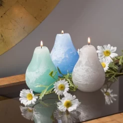 Crystal Waters Pear Candles Kit - Set Of 3