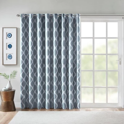 100"x84" Etro Printed Ikat Grommet Top Blackout Extra Wide Curtain 12 100"x84" Etro Printed Ikat Grommet Top Blackout Extra Wide Curtain - Image 11