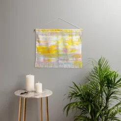 SunshineCanteen Marbled Pastel Dreams Fiber Wall Hanging - Society6