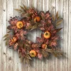 National Tree Company Artificial Autumn Wreath, Decorated With Pumpkins, Berry Clusters, Ivy, Maple Leaves, Autumn Collection, 24 In -Fashion Home Decor Store GUEST d5ef2f28 f137 4ba5 9d49 8e2f373473aa