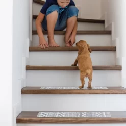 World Rug Gallery Modern Geometric Non-Slip Stair Treads 17 World Rug Gallery Modern Geometric Non-Slip Stair Treads -Fashion Home Decor Store GUEST d6c37e77 6083 40a7 b227 7bbc8eb4938f