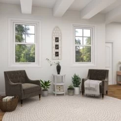 Wood 3 Slot Wall Photo Frame With Window Arch Shape Light Brown - Olivia & May -Fashion Home Decor Store GUEST d73482ca 99b6 43e8 8968 9efbc470de52