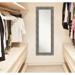 20" X 54" Non-Beveled Silver Luxor Wood On The Door Mirror - Amanti Art 15 20" X 54" Non-Beveled Silver Luxor Wood On The Door Mirror - Amanti Art -Fashion Home Decor Store GUEST d7493b59 ef79 4139 a379 4776a066be8b