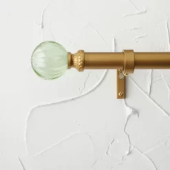 Faux Jade Ball Curtain Rod Brass - Opalhouse™ Designed With Jungalow™ 7 Faux Jade Ball Curtain Rod Brass - Opalhouse™ Designed With Jungalow™ -Fashion Home Decor Store GUEST d7507ef0 fa5a 4b13 920f 0c72746f2e61