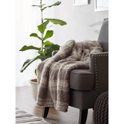 50"x60" Farmhouse Plaid Plush Throw Blanket - Design Imports 10 50"x60" Farmhouse Plaid Plush Throw Blanket - Design Imports - Image 8