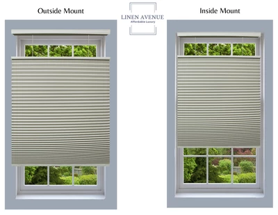 Linen Avenue Cordless Top Down Bottom Up Blackout Cellular Shade, Seashell 5 Linen Avenue Cordless Top Down Bottom Up Blackout Cellular Shade, Seashell - Image 3