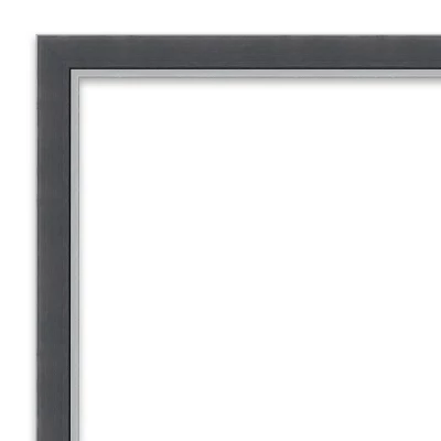 Eva Thin Framed Full Length On The Door Mirror Black/Silver - Amanti Art 4 Eva Thin Framed Full Length On The Door Mirror Black/Silver - Amanti Art - Image 2