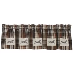 Derby Horse Patch Lined Valance 60'' X 14''