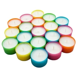 96pc Tealight Candles Blue/Pink/Yellow - Stonebriar Collection 9 96pc Tealight Candles Blue/Pink/Yellow - Stonebriar Collection -Fashion Home Decor Store GUEST da8a7a90 52c1 486c bebc 5eb20456a634