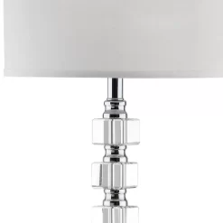 60" Lombard Street Floor Lamp Clear/Chrome (Includes CFL Light Bulb) - Safavieh -Fashion Home Decor Store GUEST dbaef2b7 bd10 4cc7 ab22 a304a28a95e6
