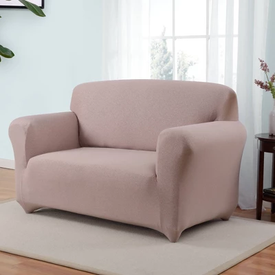 Ingenue Loveseat Slipcover Beige - Kathy Ireland 3 Ingenue Loveseat Slipcover Beige - Kathy Ireland