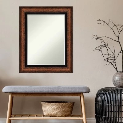 25" X 31" Beveled Vogue Bronze Wall Mirror - Amanti Art 9 25" X 31" Beveled Vogue Bronze Wall Mirror - Amanti Art - Image 7