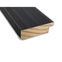 22" X 28" Non-Beveled Shiplap Navy Wood Wall Mirror - Amanti Art