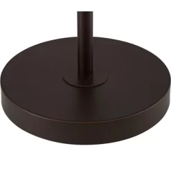 360 Lighting Caper Modern Floor Lamp With Tray Table 60 1/2" Tall Bronze USB And AC Power Outlet Off White Fabric Drum Shade For Living Room Office -Fashion Home Decor Store GUEST dd881dea 6e63 427f a613 e1770e2cdf2d