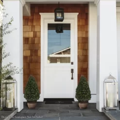 Artificial Cypress Topiary-37 Tower Style Faux Plant In Sturdy Pot - Realistic Indoor Or Outdoor Potted Shrub-Home Decor By Pure Garden -Fashion Home Decor Store GUEST ddfb25bb 5a0a 49a8 9a63 719cf9aff92d