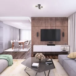 3-Light Shipka Flush Mount Ceiling Light With Antique Brass Accent Matte Black - Globe Electric -Fashion Home Decor Store GUEST de14dd60 6aea 436e aed8 bc83548f07cd