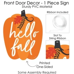 Big Dot Of Happiness Fall Pumpkin - Hanging Porch Halloween Or Thanksgiving Party Outdoor Decorations - Front Door Decor - 1 Piece Sign -Fashion Home Decor Store GUEST df8b243b b396 4ecd b966 621c1724db4e