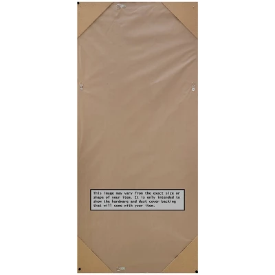 29" X 65" Non-Beveled Lara Bronze Wood Full Length Floor Leaner Mirror - Amanti Art 5 29" X 65" Non-Beveled Lara Bronze Wood Full Length Floor Leaner Mirror - Amanti Art - Image 3