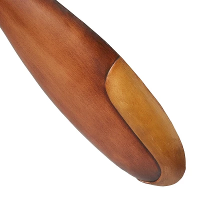 Metal Airplane Propeller 4 Blade Wall Decor With Aviation Detailing - Olivia & May 5 Metal Airplane Propeller 4 Blade Wall Decor With Aviation Detailing - Olivia & May - Image 3