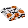 Kate Aurora Ultra Soft & Plush Oversized Halloween Spooky Cats, Bats & Jack O' Lanterns Accent Throw Blanket - 50 In. W X 70 In. L