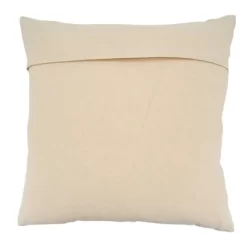 22"x22" Oversize Chevron Square Throw Pillow Cover Black - Saro Lifestyle