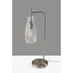 Layla Desk Lamp Brushed Steel - Adesso
