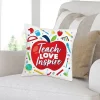 Big Dot Of Happiness Thank You Teachers - Teacher Appreciation Home Decorative Canvas Cushion Case - Throw Pillow Cover - 16 X 16 Inches -Fashion Home Decor Store GUEST e4d7ab49 8009 4a8b a0b0 a3565fc99dda