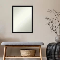20" X 26" Non-Beveled Avon Black Narrow Wall Mirror - Amanti Art 15 20" X 26" Non-Beveled Avon Black Narrow Wall Mirror - Amanti Art -Fashion Home Decor Store GUEST e543c901 f744 4643 a772 53f6a2e83bc3