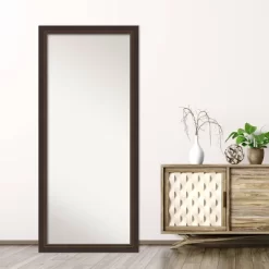 29" X 65" Non-Beveled Lara Bronze Wood Full Length Floor Leaner Mirror - Amanti Art 15 29" X 65" Non-Beveled Lara Bronze Wood Full Length Floor Leaner Mirror - Amanti Art -Fashion Home Decor Store GUEST e5d3260f 76bc 42c2 80a0 10ea5972a01e