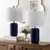 Jace Ceramic Table Lamp (Set Of 2) - Navy Blue - Safavieh. 1 Jace Ceramic Table Lamp (Set Of 2) - Navy Blue - Safavieh. -Fashion Home Decor Store GUEST e64e1631 a3af 4d7f 89dd 29cf0a801b9c