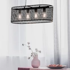 30" 4-Light Gianna Chandelier Black - River Of Goods -Fashion Home Decor Store GUEST e76d4c79 47be 42e5 aefb d0cf022d1c18