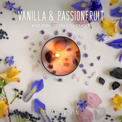 Craft & Kin Aromatherapy Crystal Scented Candles - 6 Oz 6 Craft & Kin Aromatherapy Crystal Scented Candles - 6 Oz - Image 4