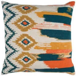 20"x20" Oversize Boho Ikat Square Throw Pillow - Rizzy Home -Fashion Home Decor Store GUEST e8921cff afdf 4c5e b2e2 52ebfb808dc9