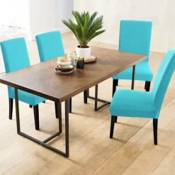 1 Pc Polyester Spandex Stretch Removable Washable Dining Chair Slipcovers - PiccoCasa -Fashion Home Decor Store GUEST ea2f27f8 0666 448c 9b5d 1eda89c868f0