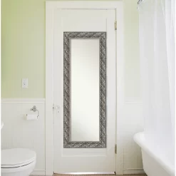 20" X 54" Non-Beveled Silver Luxor Wood On The Door Mirror - Amanti Art 13 20" X 54" Non-Beveled Silver Luxor Wood On The Door Mirror - Amanti Art -Fashion Home Decor Store GUEST ebf130bb 99e4 4ae5 9684 c38bad2e47ab