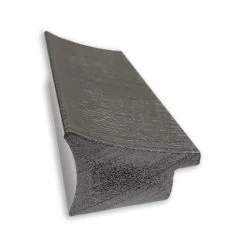 21" X 27" Non-Beveled Elegant Brushed Pewter Narrow Wall Mirror - Amanti Art