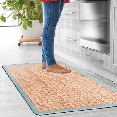 World Rug Gallery Natural Border Anti-Fatigue Standing Mat 11 World Rug Gallery Natural Border Anti-Fatigue Standing Mat - Image 9