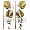 Set Of 2 Gold Leaflets 3D Metal Wall Sculptures Gold - StyleCraft 1 Set Of 2 Gold Leaflets 3D Metal Wall Sculptures Gold - StyleCraft -Fashion Home Decor Store GUEST f2bf3cfb 2c40 4df2 9419 657c324704b6