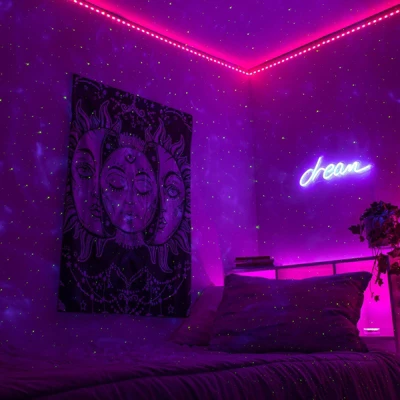 LED Galaxy Projector Laser Star Lights With Remote Black - West & Arrow 4 LED Galaxy Projector Laser Star Lights With Remote Black - West & Arrow - Image 2