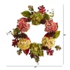 Nearly Natural 25” Autumn Hydrangea And Pinecones Fall Artificial Wreath -Fashion Home Decor Store GUEST f6674fd6 2120 4186 83fe 01833c3474a6