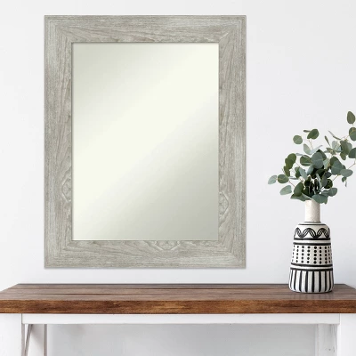 24" X 30" Non-Beveled Dove Gray Wash Wall Mirror - Amanti Art 9 24" X 30" Non-Beveled Dove Gray Wash Wall Mirror - Amanti Art - Image 7