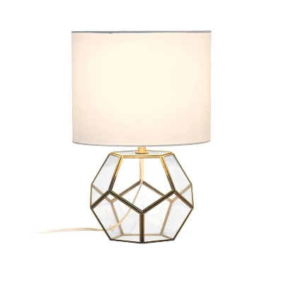 Glass And Brass Sphere Table Lamp - Elegant Designs 3 Glass And Brass Sphere Table Lamp - Elegant Designs