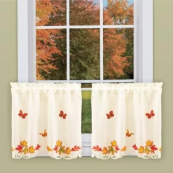 Collections Etc Fall Leaves Curtains