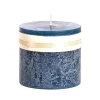 Northlight 3.25" Navy Blue Traditional Cylindrical Outdoor Pillar Candle